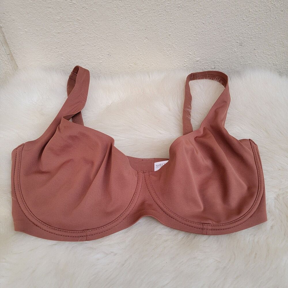 Sheer Comfort Mauve Underwire Bra - Supportive Everyday Wear
